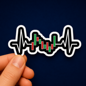 Stock Market Heartbeat Finance Sticker