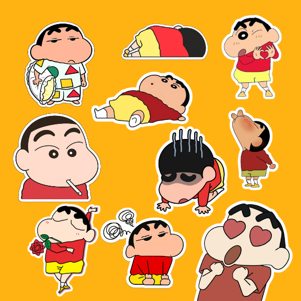 Mischief Mode – Shinchan Mini Sticker Sheet