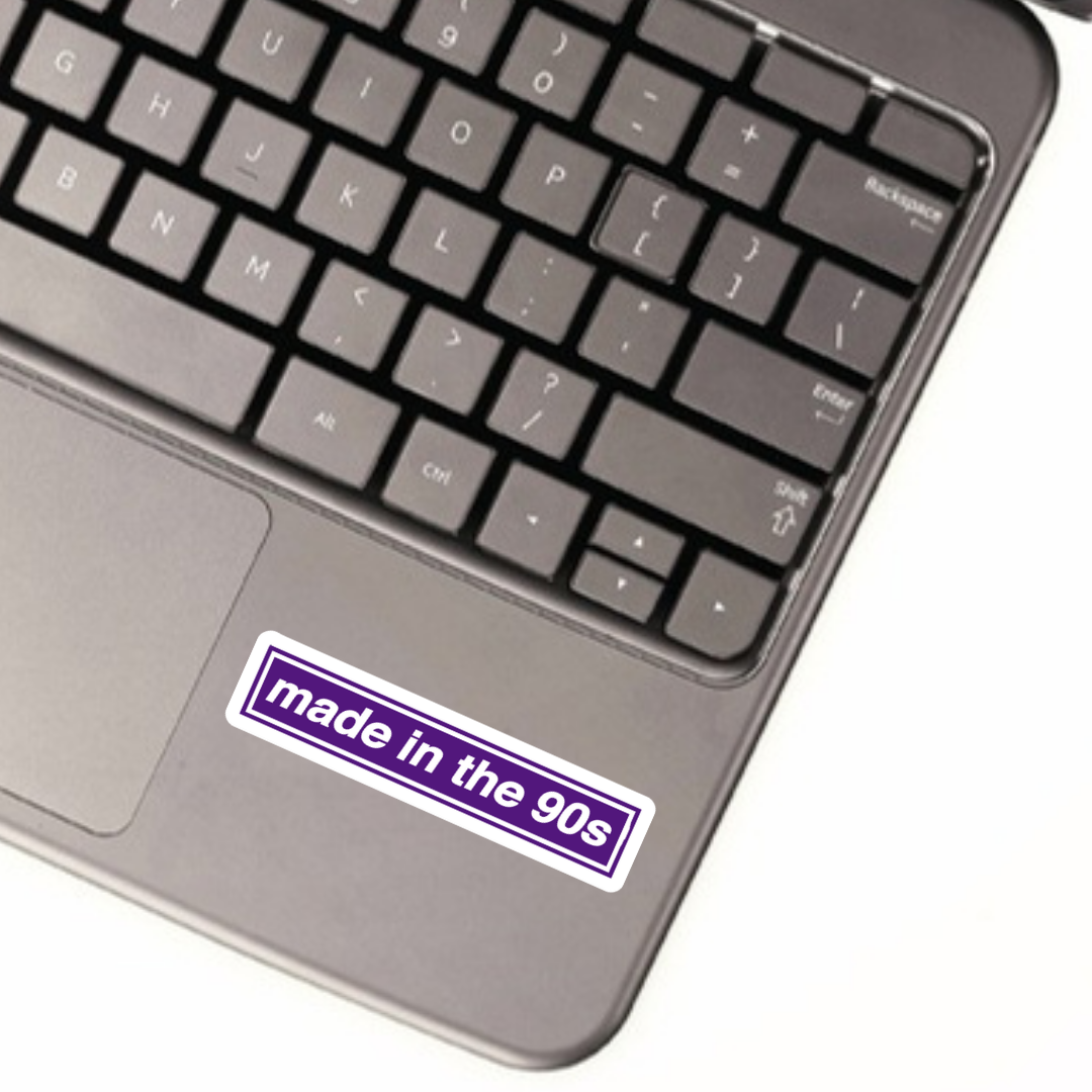 Made in the 90s – Retro Sticker - Image 2