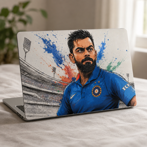 King of the Game – Indian Cricket Laptop Skin