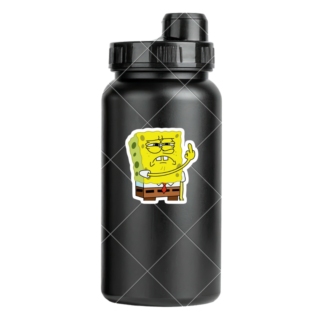 Not Today – SpongeBob Funny Sticker - Image 3