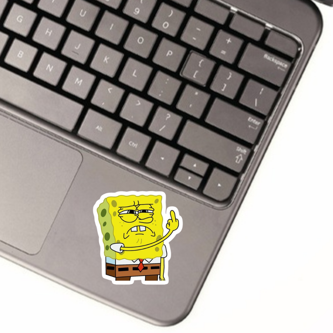 Not Today – SpongeBob Funny Sticker - Image 2