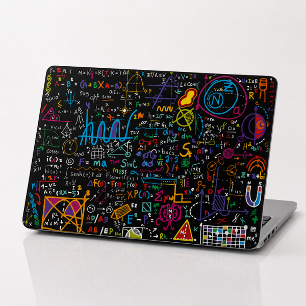 Big Brain Energy – Science & Math Laptop Skin - Image 2