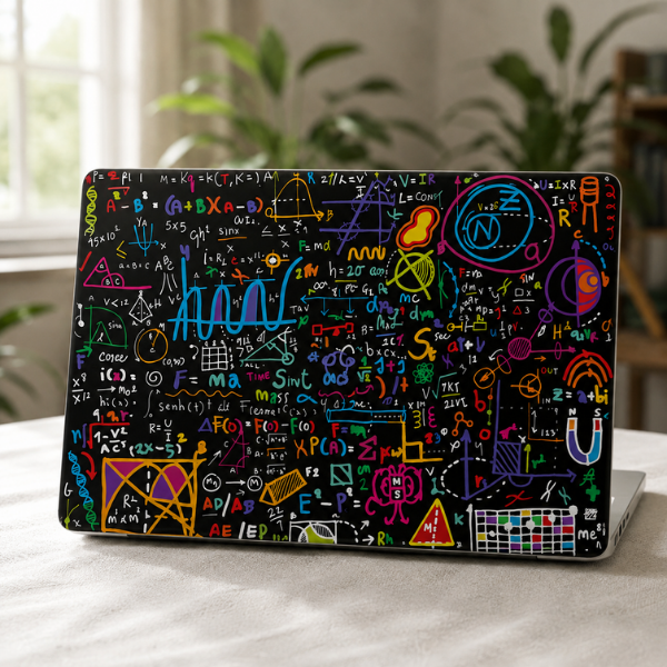 Big Brain Energy – Science & Math Laptop Skin