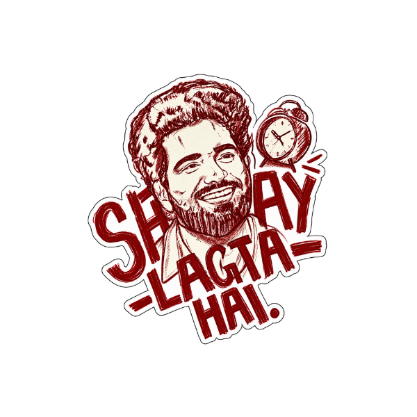 Samay Lagta Hai – Funny Desi Sticker - Image 4
