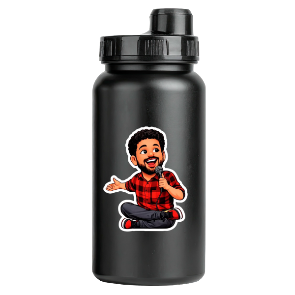 Comedy King β Funny Cartoon Sticker - Image 2