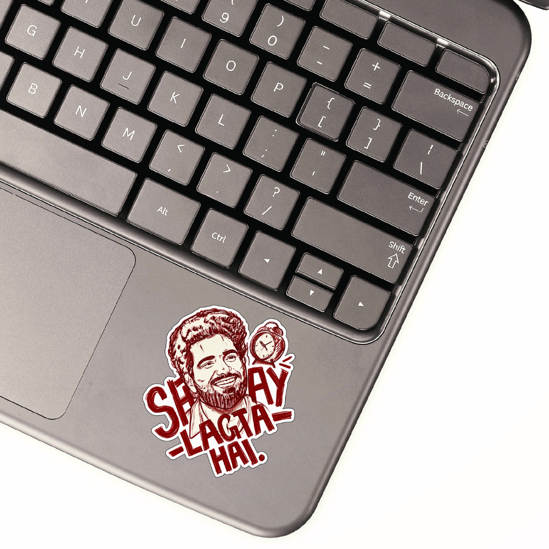 Samay Lagta Hai – Funny Desi Sticker - Image 3