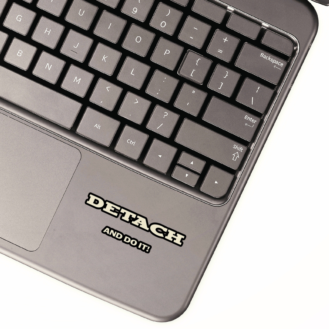 Detach and Do It! – Funny Motivational Sticker - Image 2